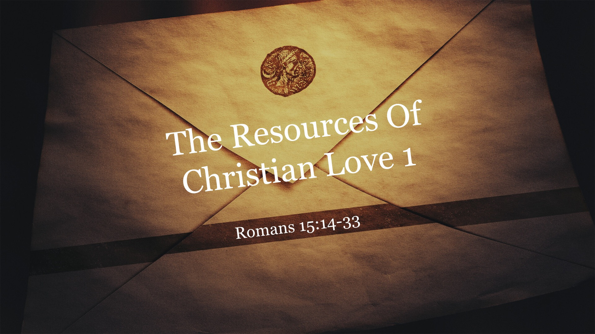 The Resources of Christian Love 1