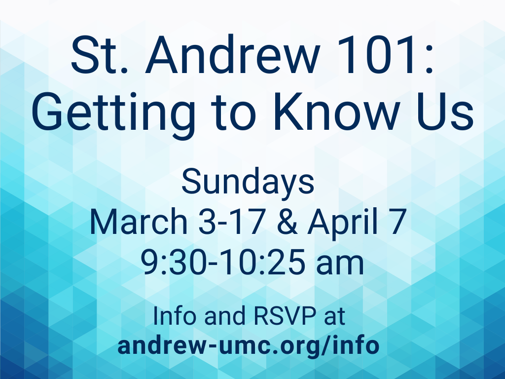 Image for St. Andrew 101: Getting to Know Us