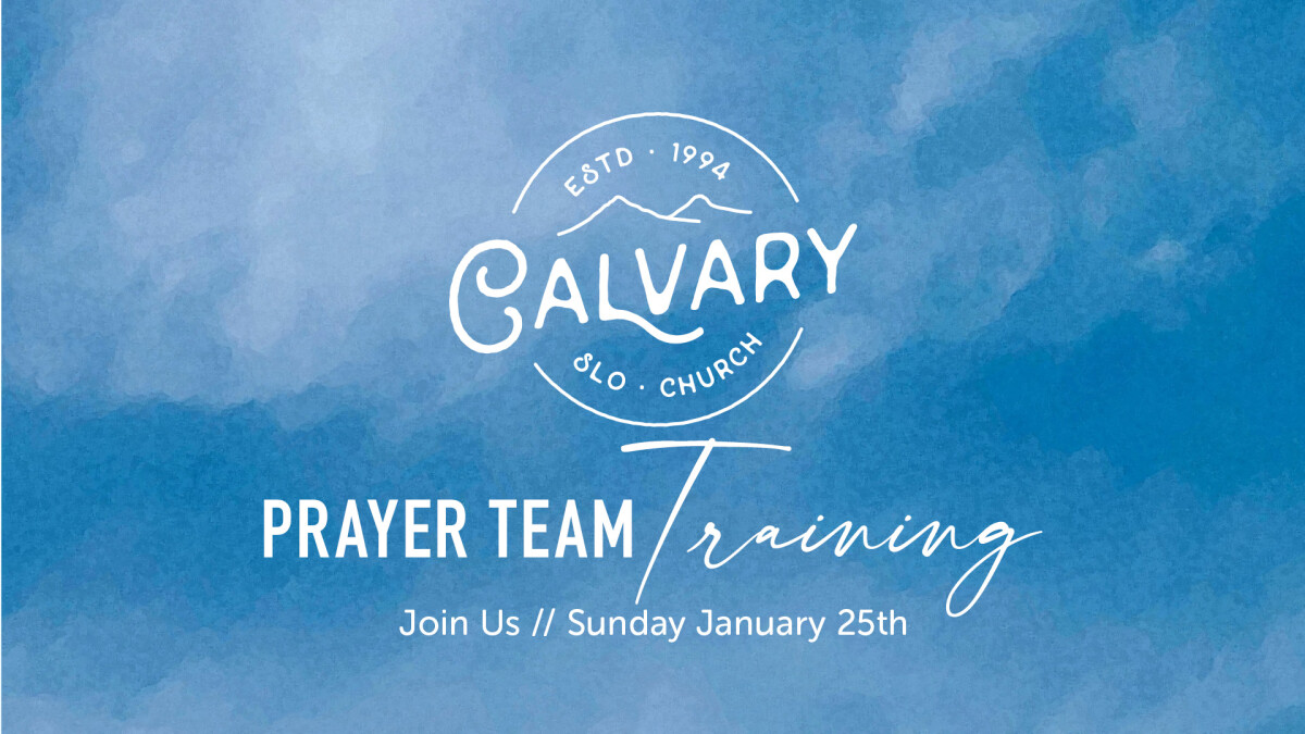 Prayer Team Training