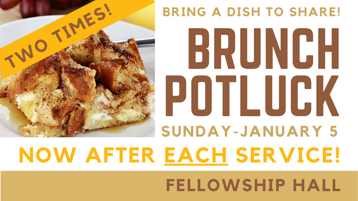 Brunch Potluck after each service