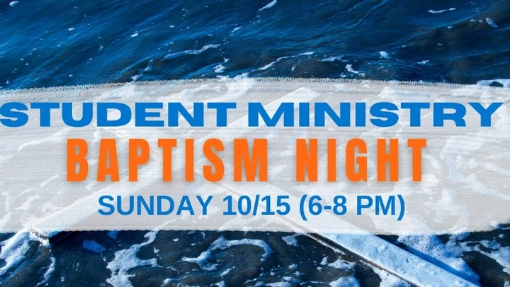 Student Ministry-Baptism