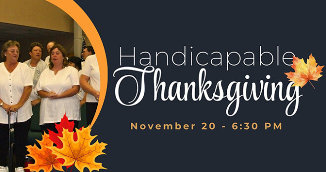 Thanksgiving Worship With Handicapable Ministry