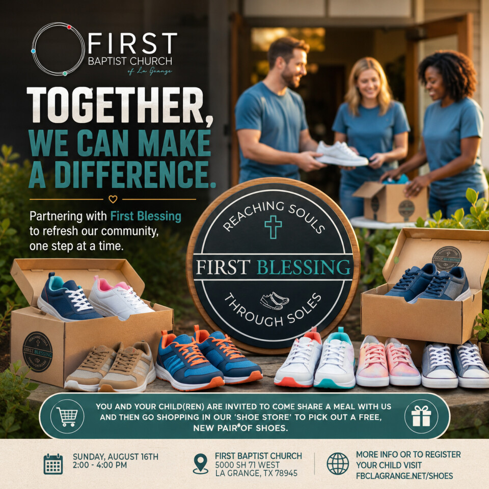 First Blessings Shoe Ministry Volunteer Meeting