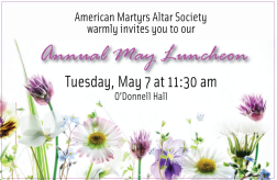 Altar Society May Membership Luncheon
