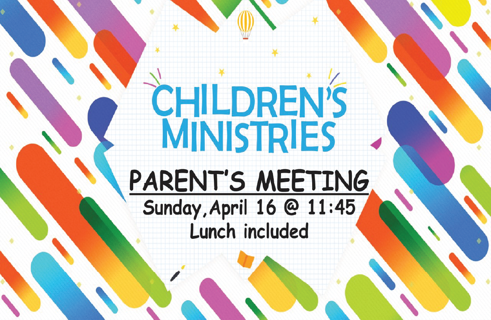 Children's Ministry Parent Luncheon