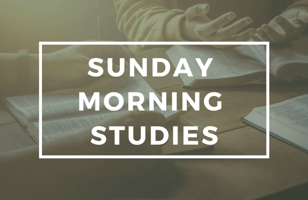 Sunday Morning Bible Study