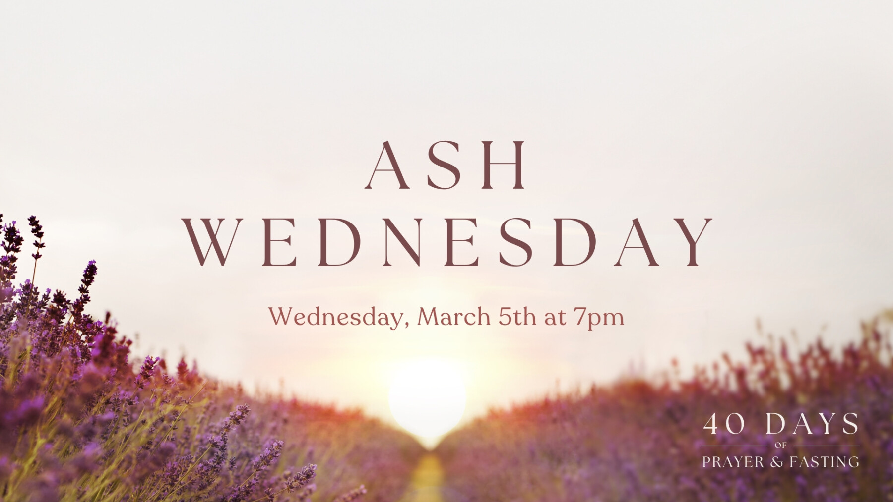 Ash Wednesday