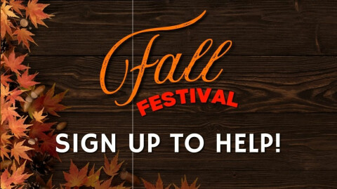 Help with the Fall Festival