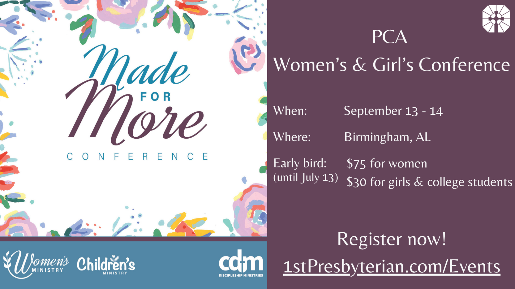 PCA Women's & Girl's Conference