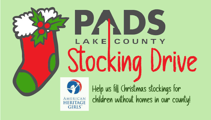 PADS Stocking Drive