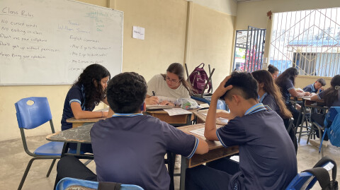 Missionary visits Trinity to share her story