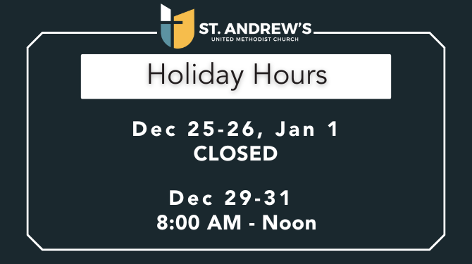 Holiday Church Hours