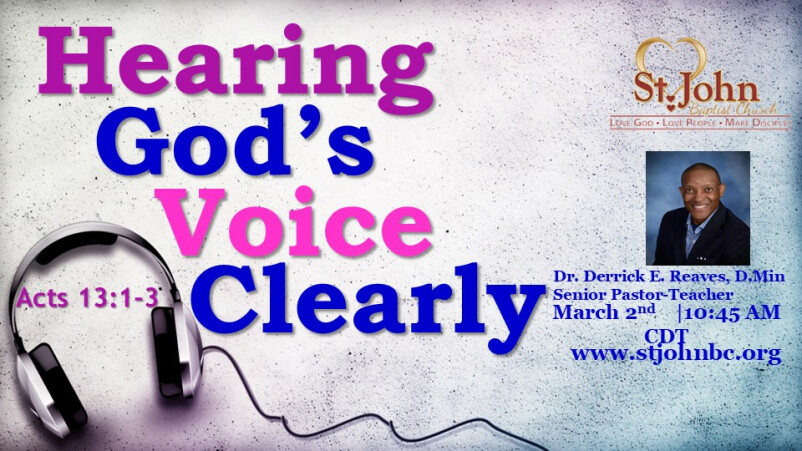 Hearing God's Voice Clearly