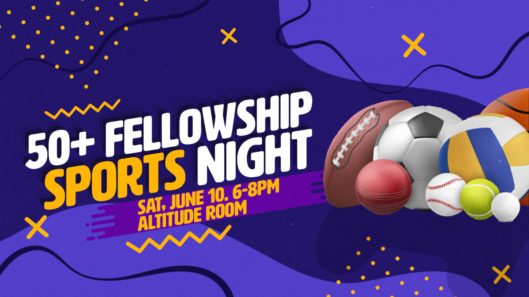 50+ Fellowship: Sports Night