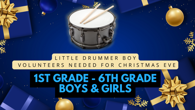 Little Drummer Boy Kids sign up 