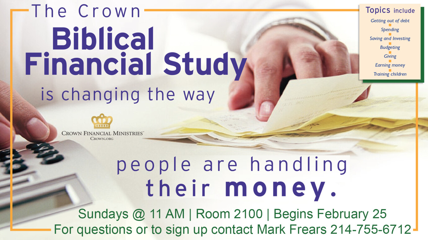 Crown Biblical Financial Study