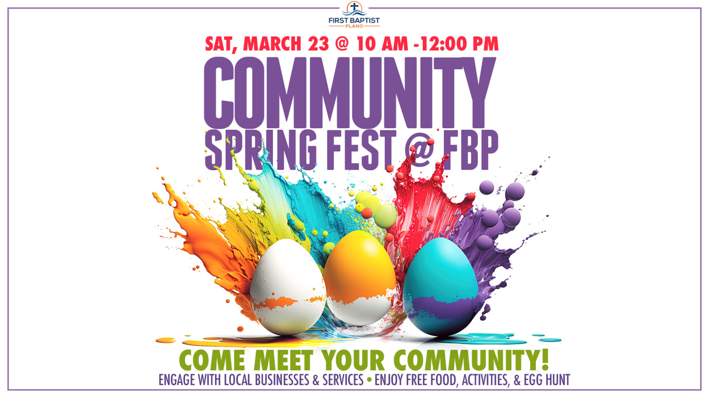 2024 Community Spring Fest & Easter Egg Hunt