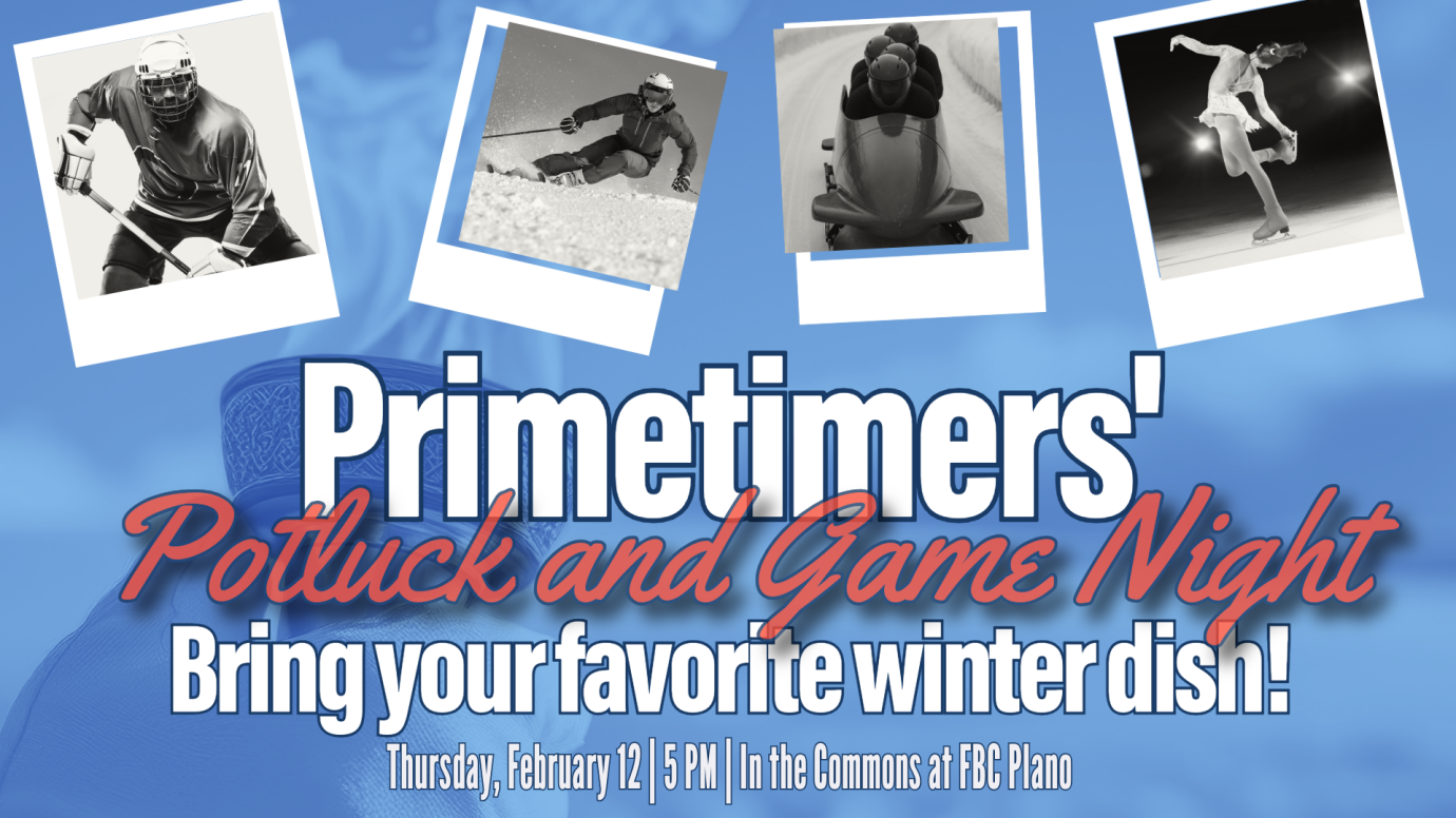Primetimers Potluck and Game Night