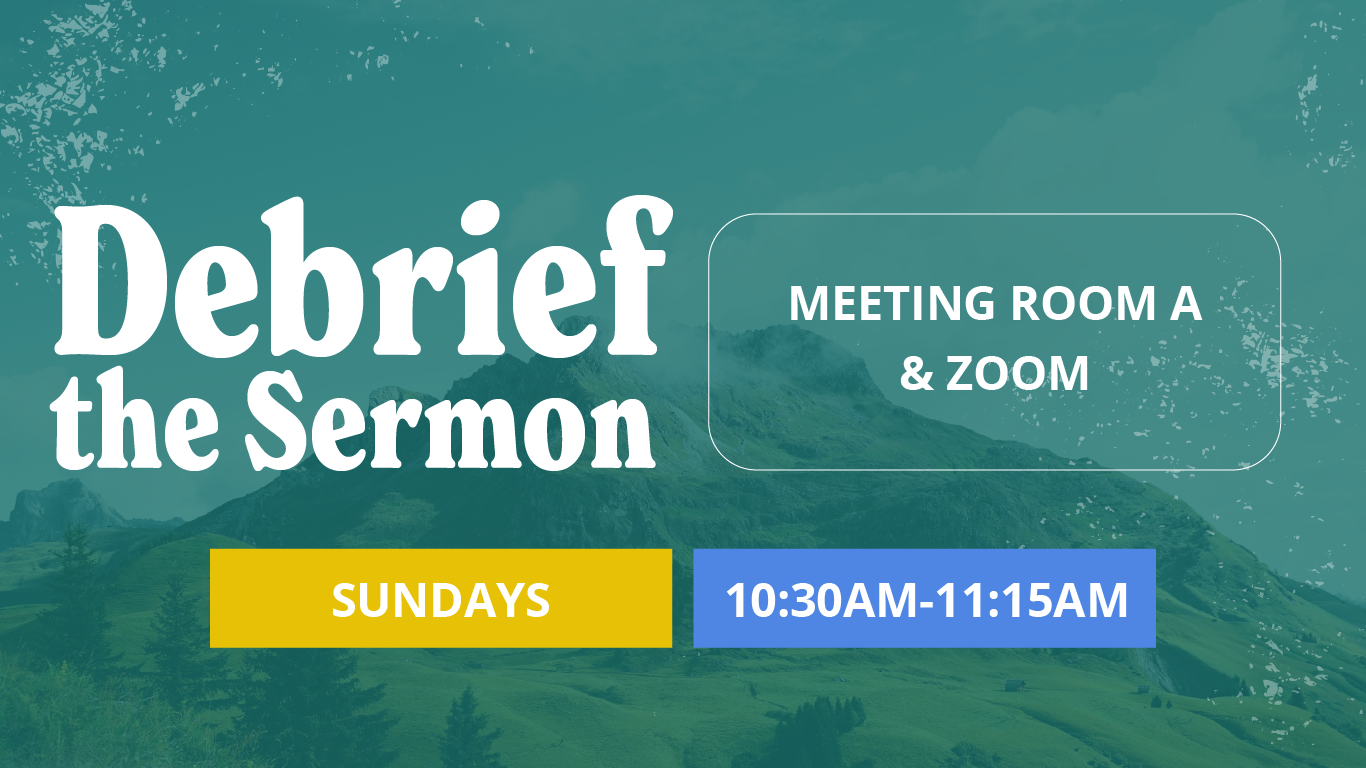 Debrief the Sermon