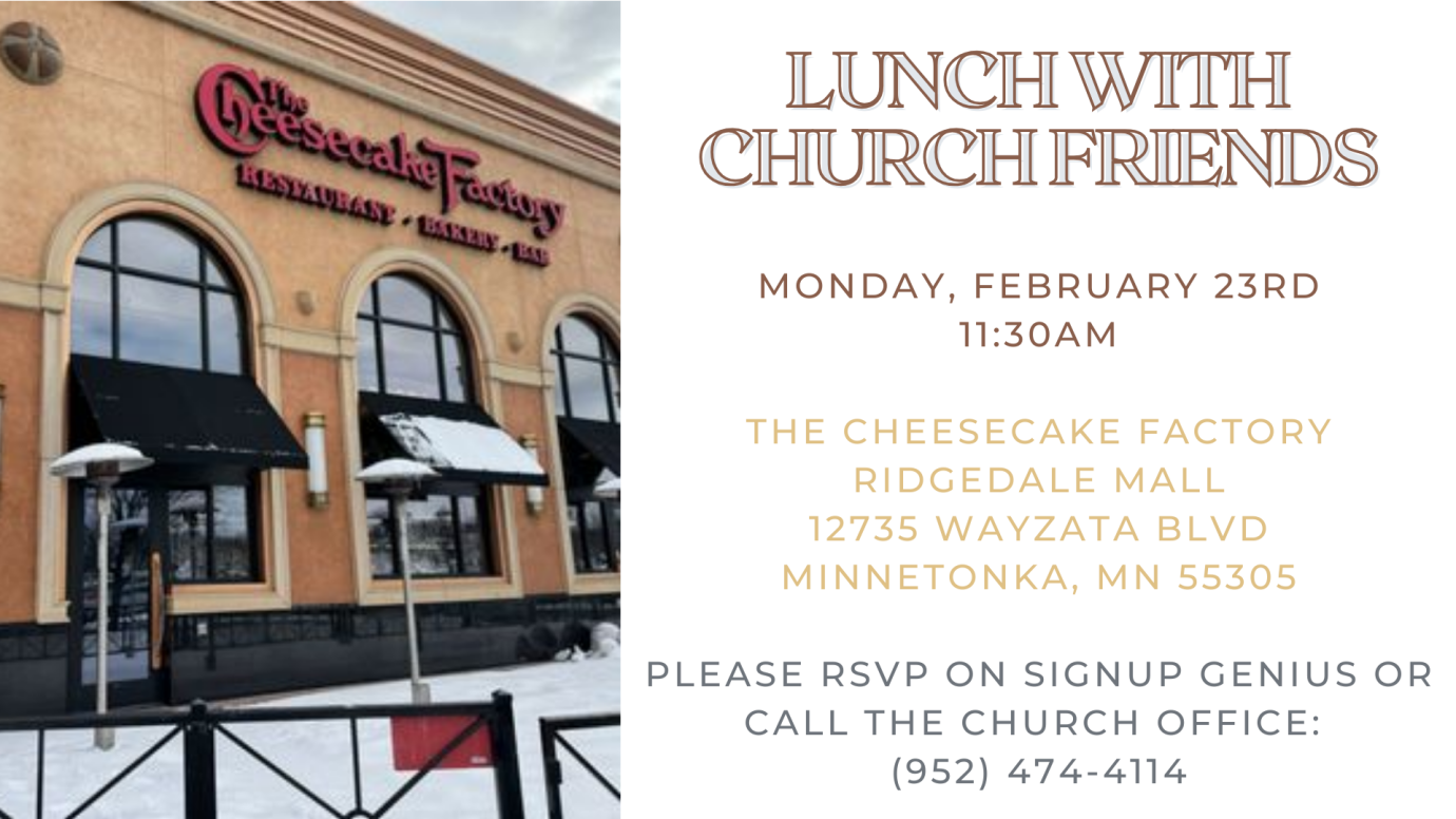 Lunch with Church Friends