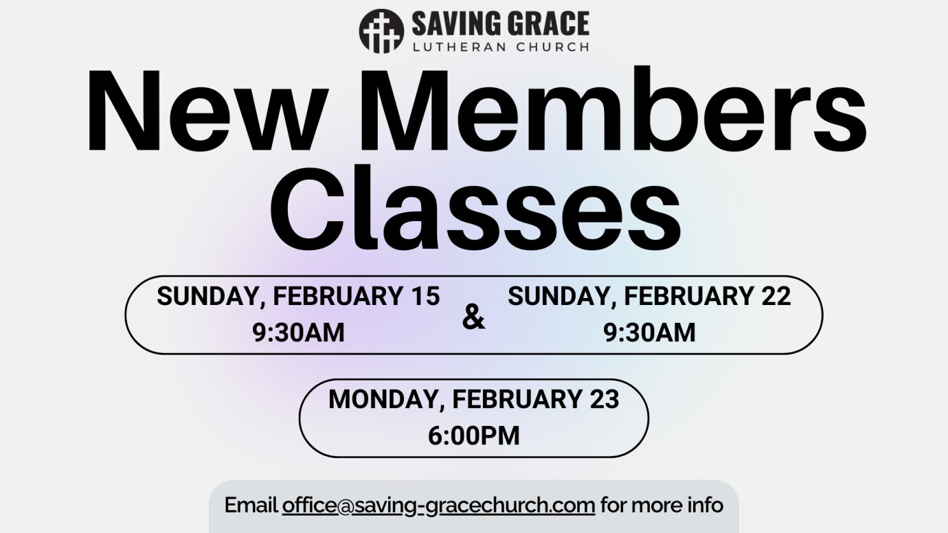 9:30am New Members Class