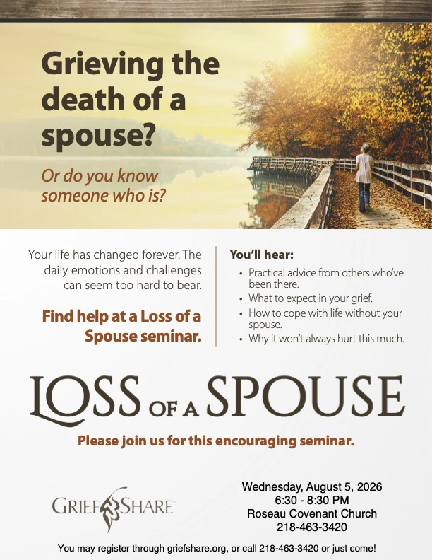 Grief Share: Loss of a Spouse Seminar 