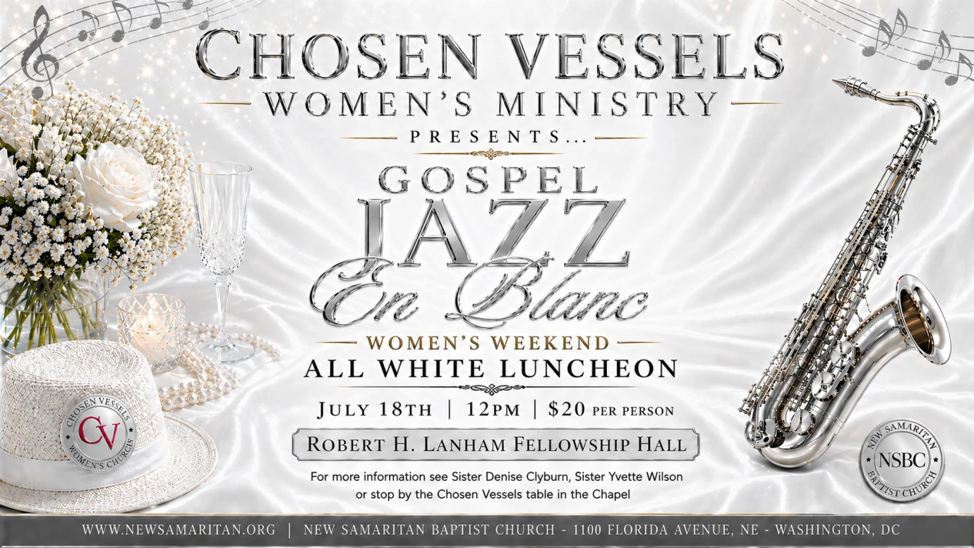 Chosen Vessels Women's Weekend - Gospel Jazz En Blanc 