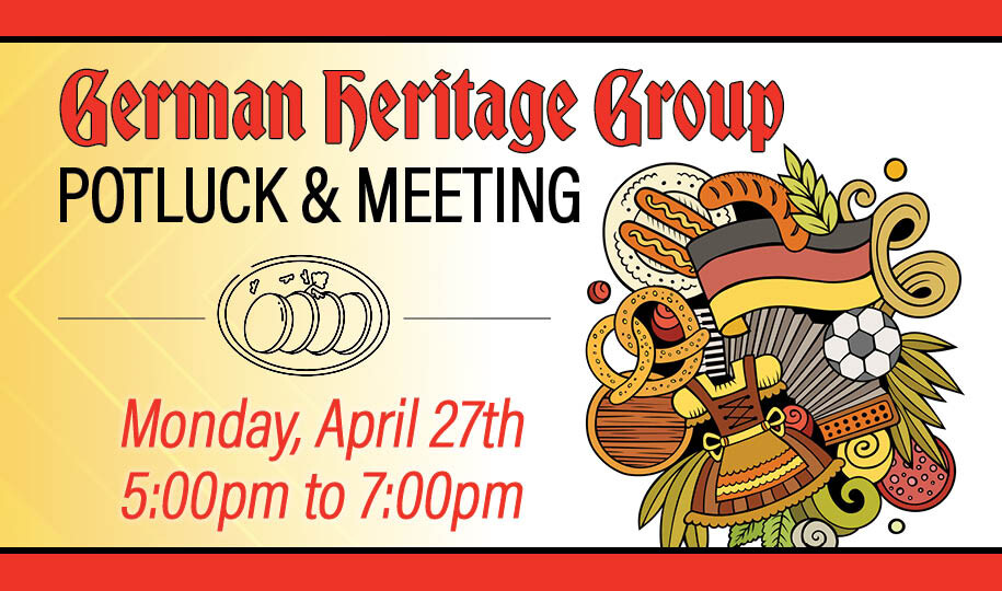 5 PM German Heritage Potluck