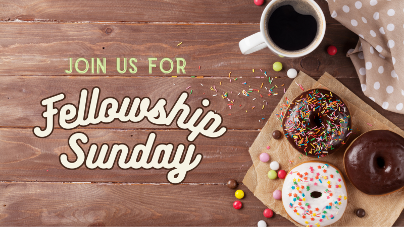 Fellowship Sunday - Soup and Decorate