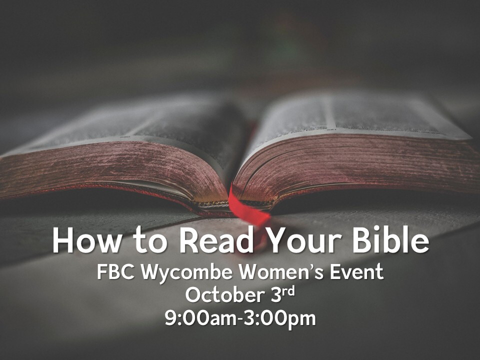 "How to Read Your Bible" Women