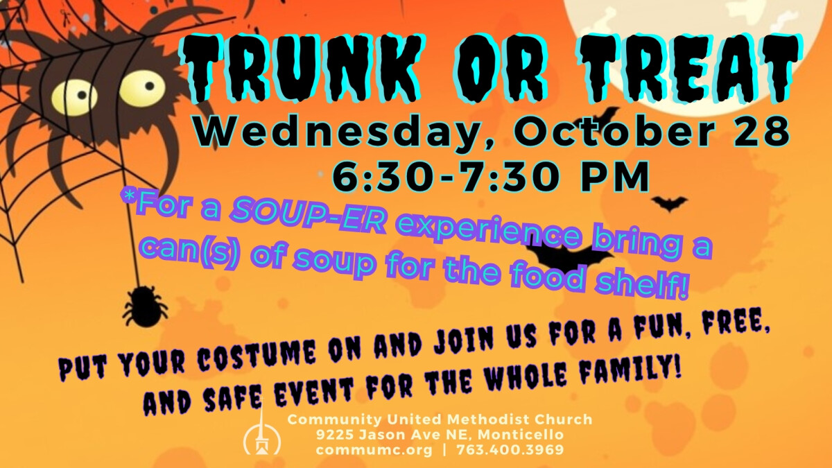 6:30 PM - Trunk or Treat