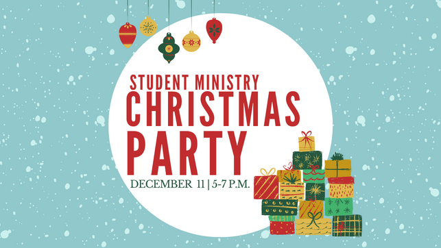 Student Ministry Christmas Party