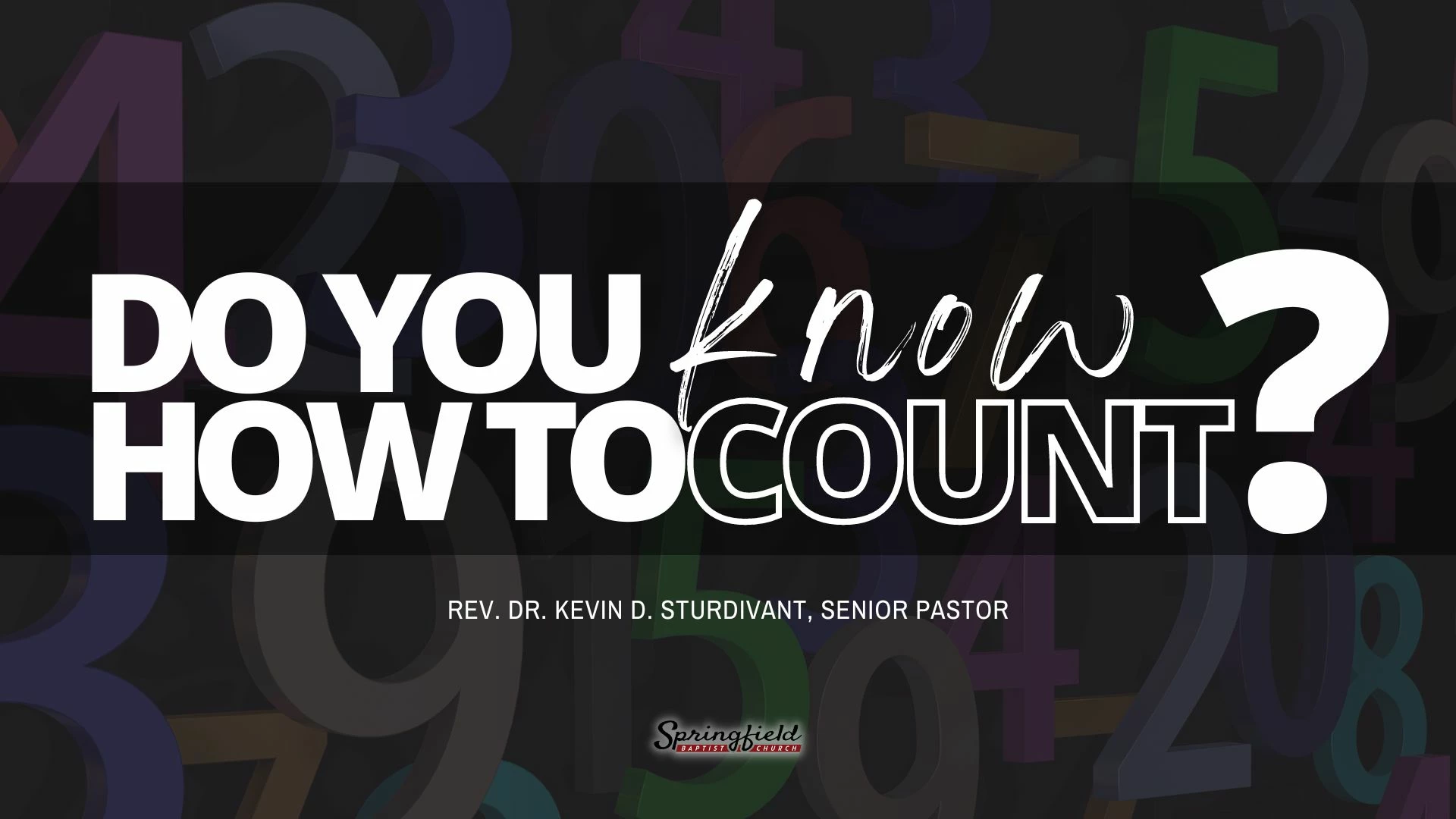 Do You Know How to Count?