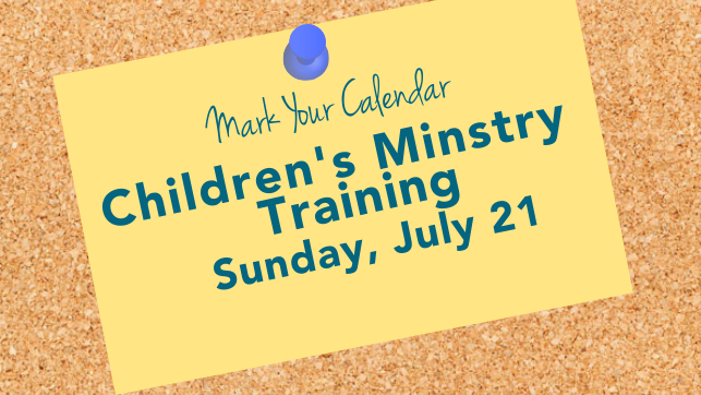 Children's Ministry Volunteer Training