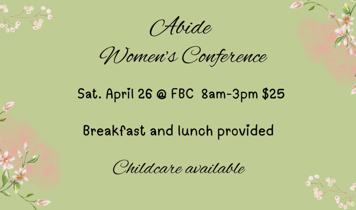 2025 Women's Con. Abide