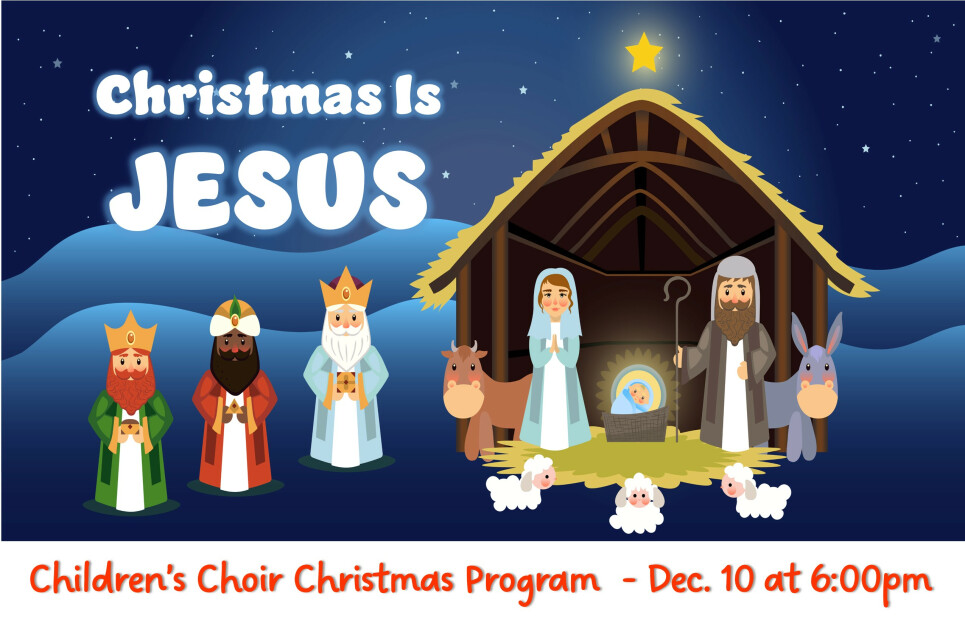 2023 Christmas Program Childrens Choir