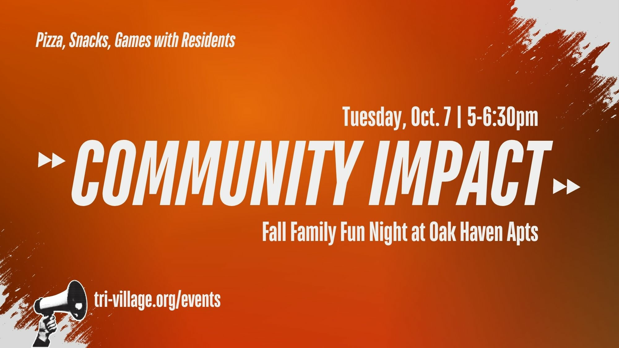 Community Impact- Fall Fun Night at Oak Haven Apartments