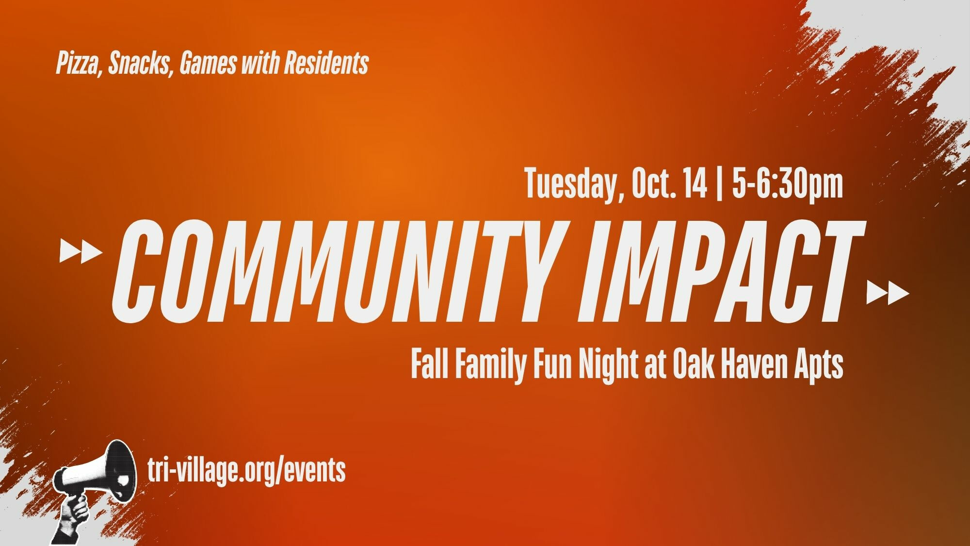 Community Impact- Fall Fun Night at Oak Haven Apartments