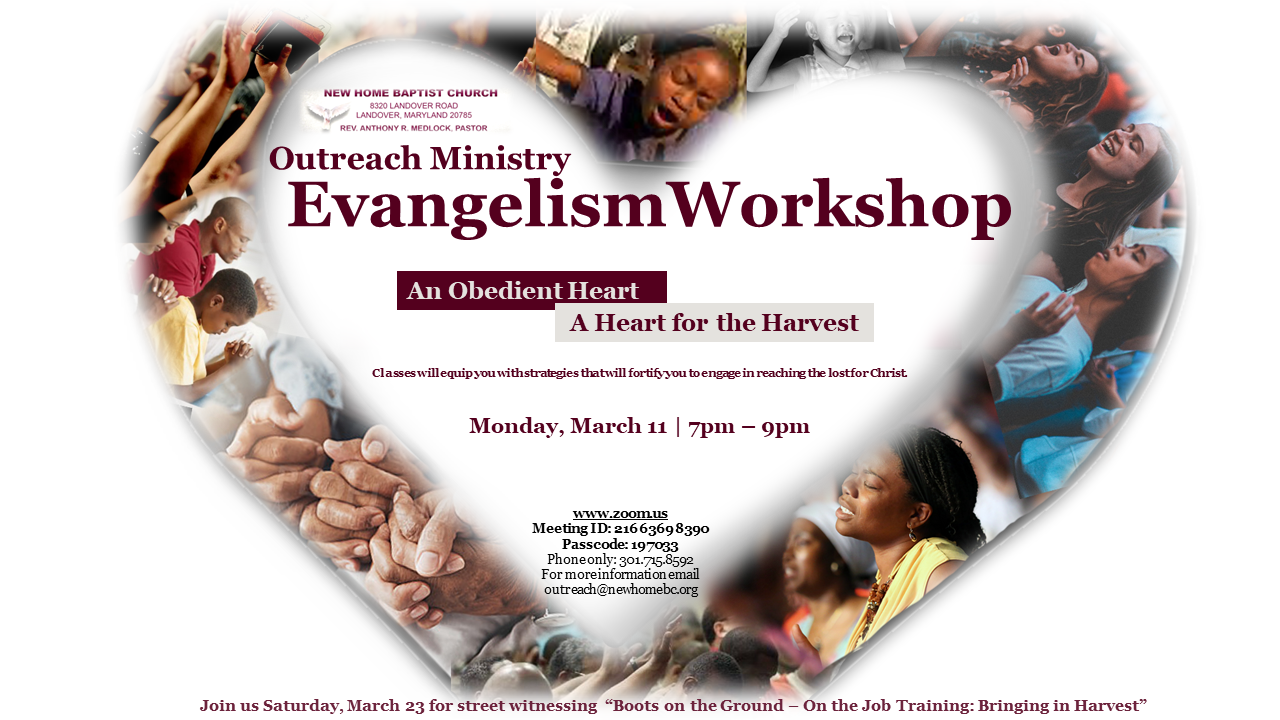 Evangelism Workshop | New Home Baptist Church