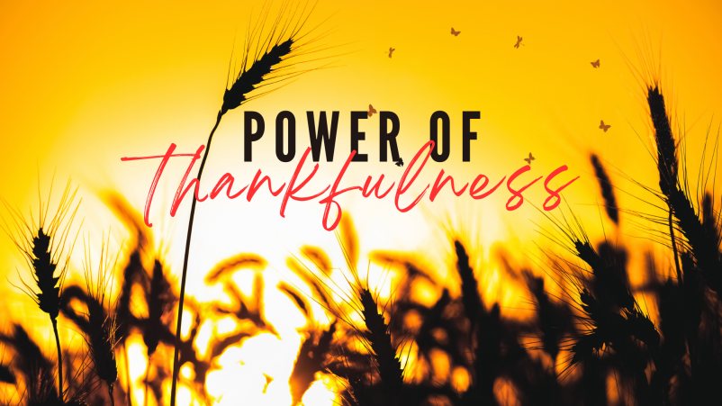 Power of Thankfulness - Week 1