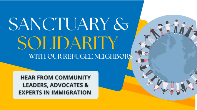 Sanctuary and Solidarity sponsored by JEDI