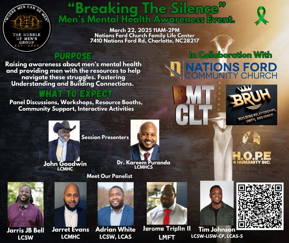 "Breaking the Silence" Men's Mental Awareness Event