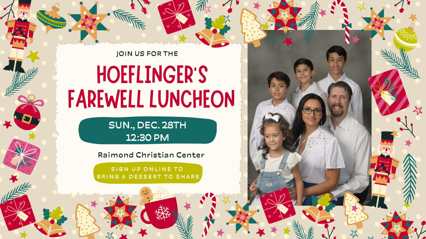 Pastor Phillip and Family Farewell Luncheon