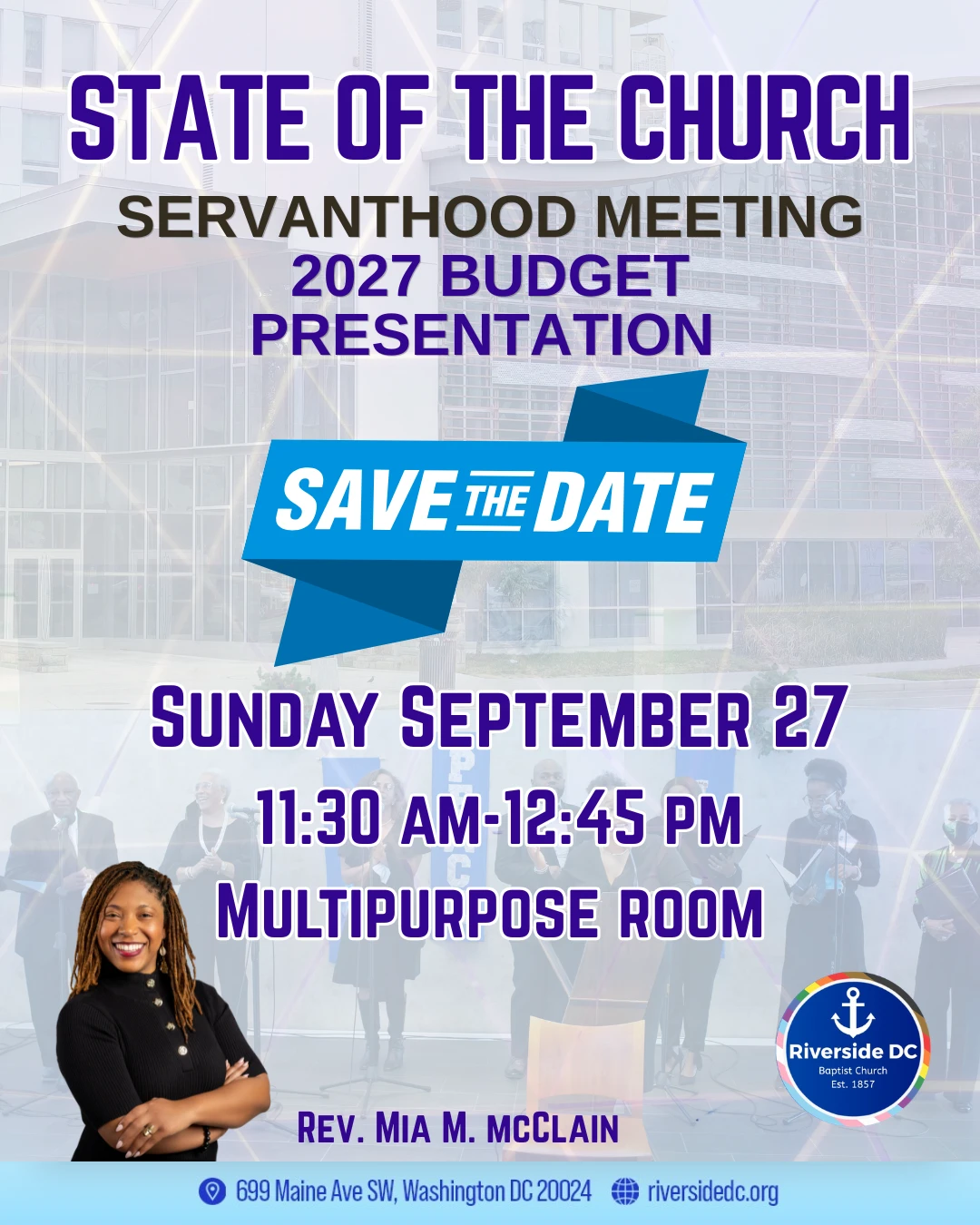 Servanthood Meeting: State of the Church, Fall 2026