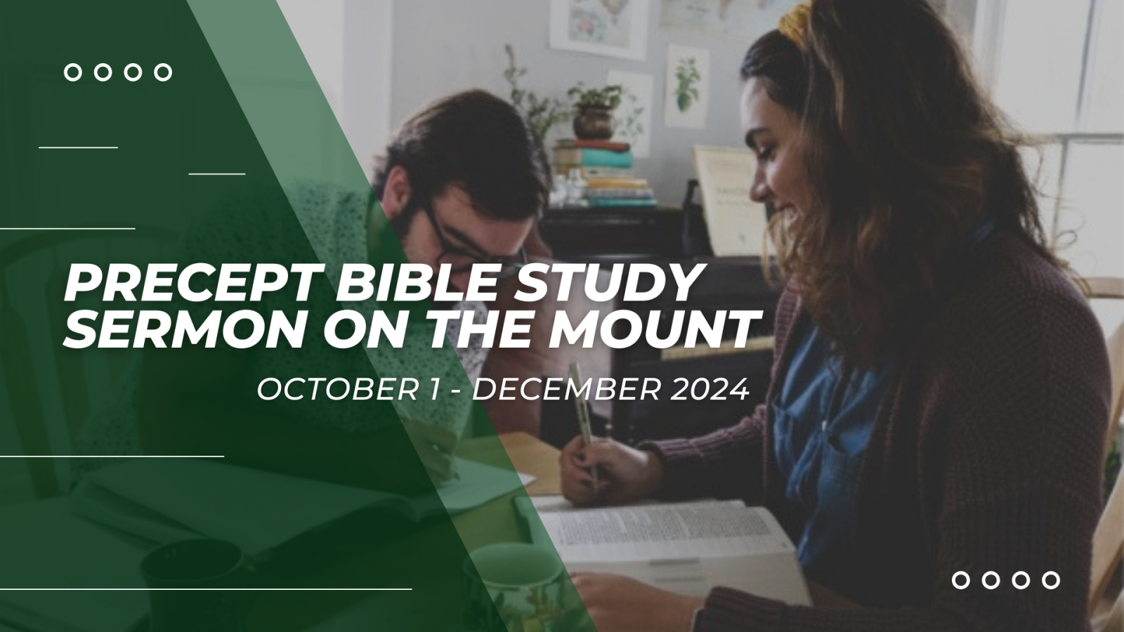 Sermon on the Mount - Precept Bible Study