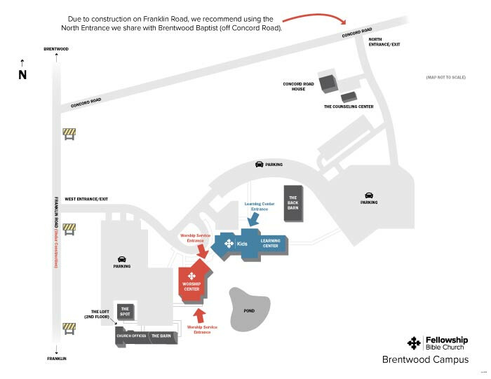 Fellowship Brentwood Campus Map