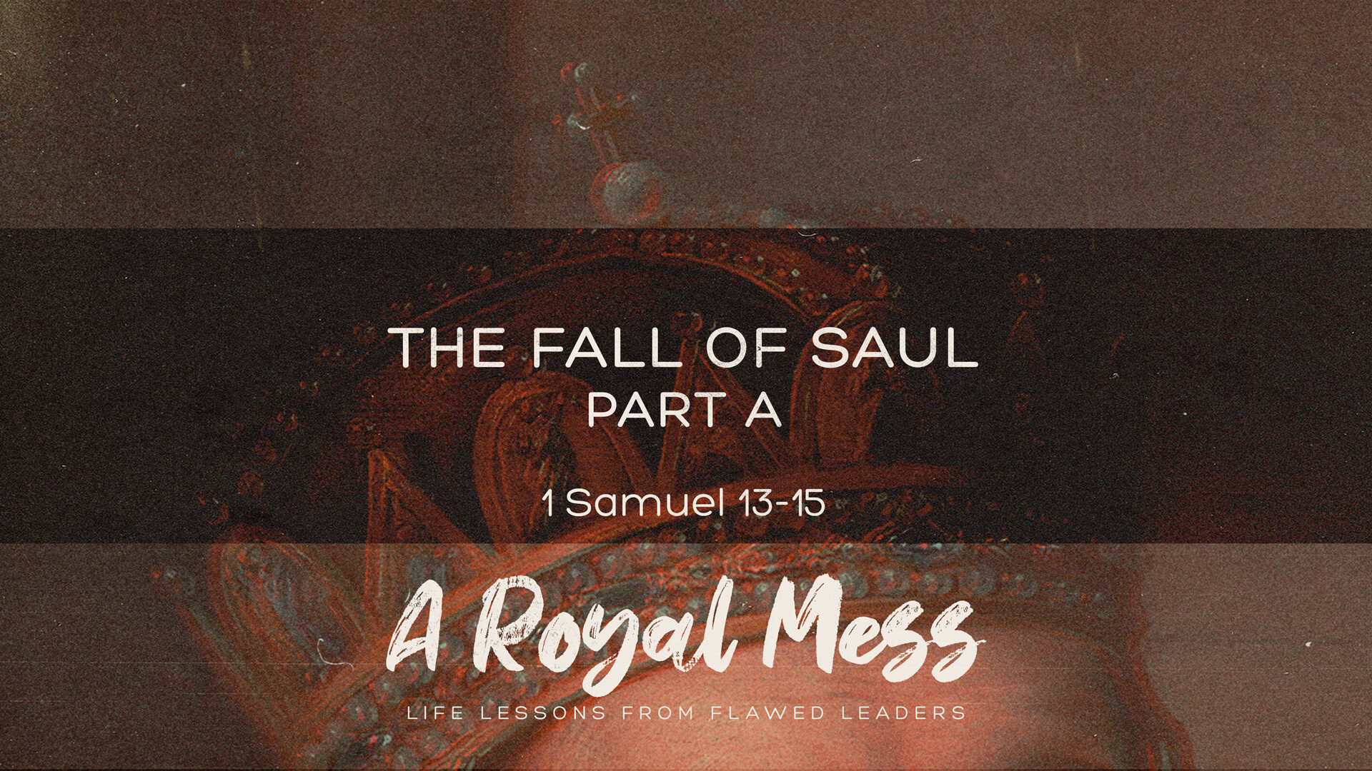 The Fall of Saul, Part A (Audio)
