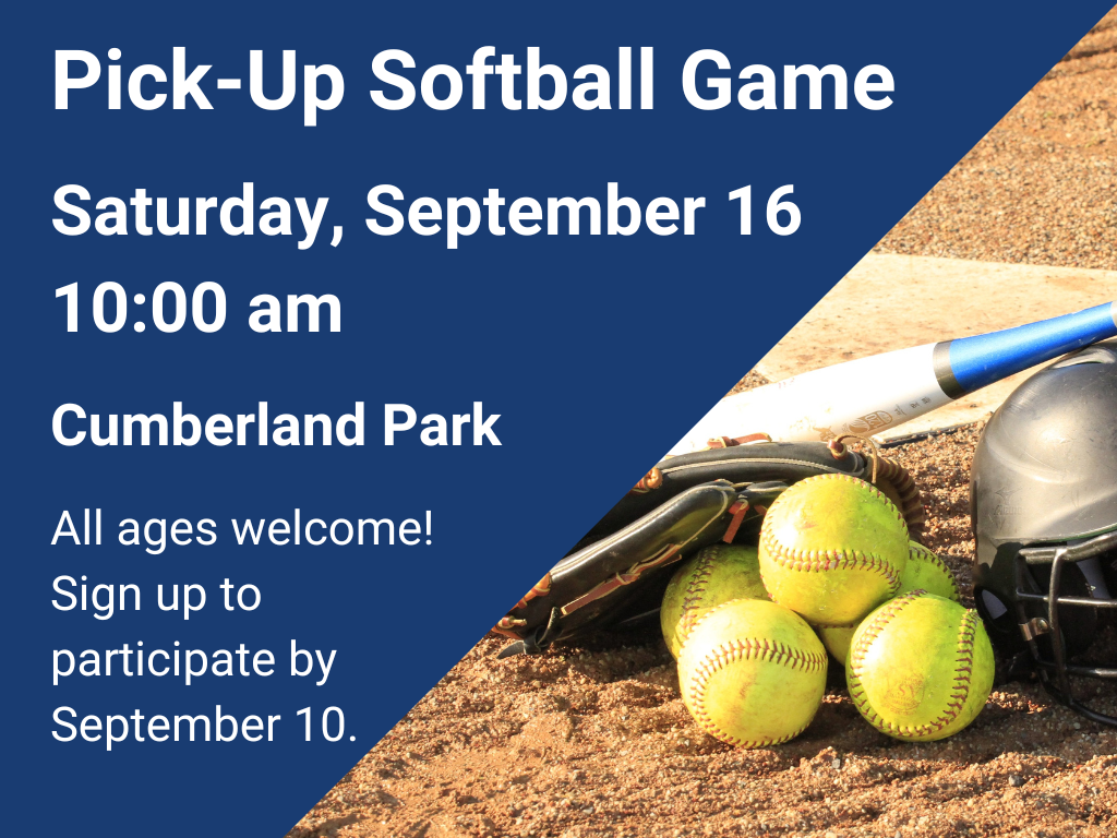 Pickup Softball Game St. Andrew United Methodist Church
