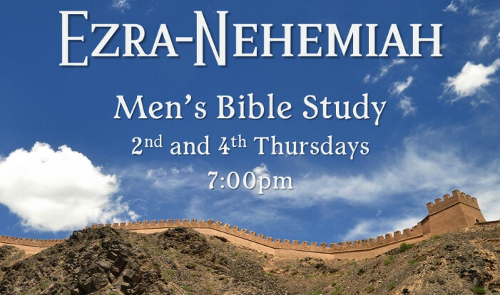 Men's Bible Study 2025-26 - 2nd Thursdays, 4th Thursdays 7:00 PM