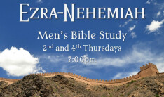 Men's Bible Study 2025-26 - 2nd Thursdays, 4th Thursdays 7:00 PM